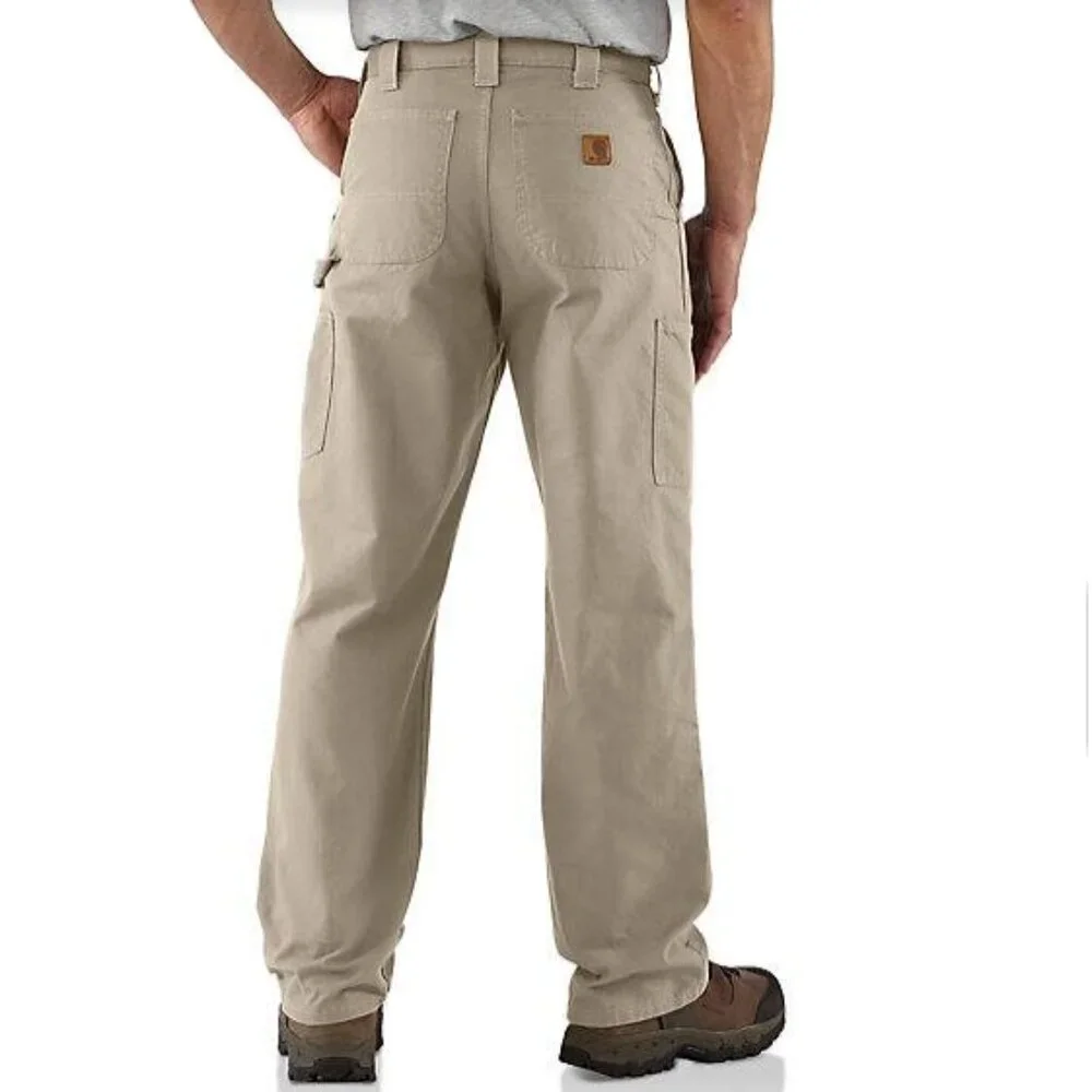 NWT Men's Carhartt Canvas Carpenter Jeans Loose Original Fit | Size 32x30